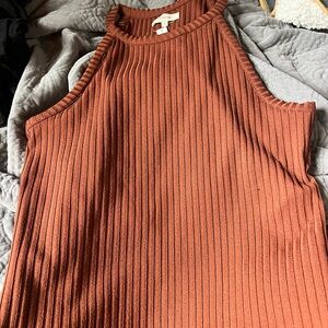 Madewell Bronze Tank Top XL NWT